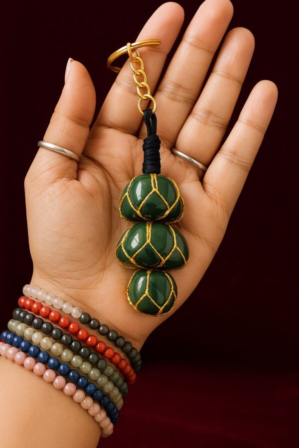 Green Aventurine Tumble Key Chain